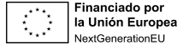 Logo Financiado por la Unión Europea. NextGenerationEU